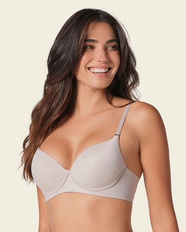 Strapless Everyday Wear Push Up Bra Straps for Everyday Bras Soft  Full-Coverage for Women Comfortable Sexy Smoothing, Beige, Large :  : Clothing, Shoes & Accessories