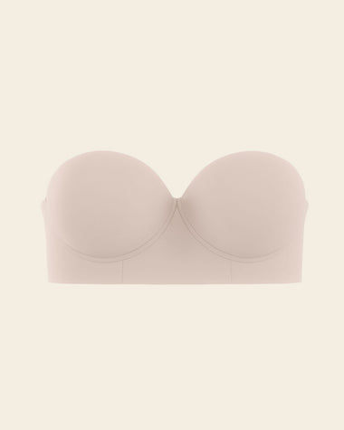 Wireless T-shirt Bra with Mesh Back Detail 0021 - Beige