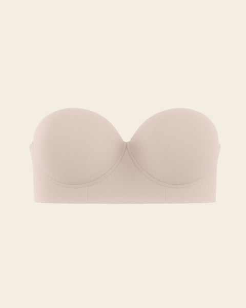 White Strapless Bra Pack of Bras Running Sports Bra Lace  Bralettes for Women with Support Bra for Halter Top Dress Tshirt Bras for  Women Strapless Bras for Women Large Bust Beige