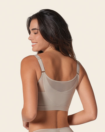 Comfortable posture corrector bra with contour cups - multi/benefit#color_802-nude