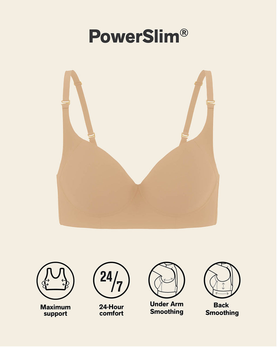 Back Smoothing Bra with Soft Full Coverage Cups Leonisa Canada