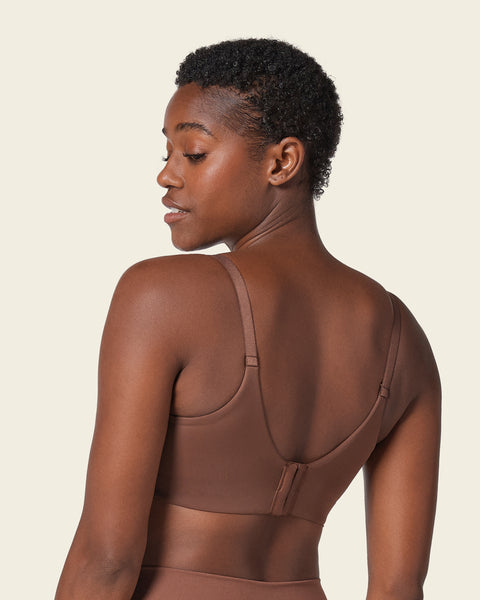 High profile back smoothing bra with soft full coverage cups#color_875-dark-brown