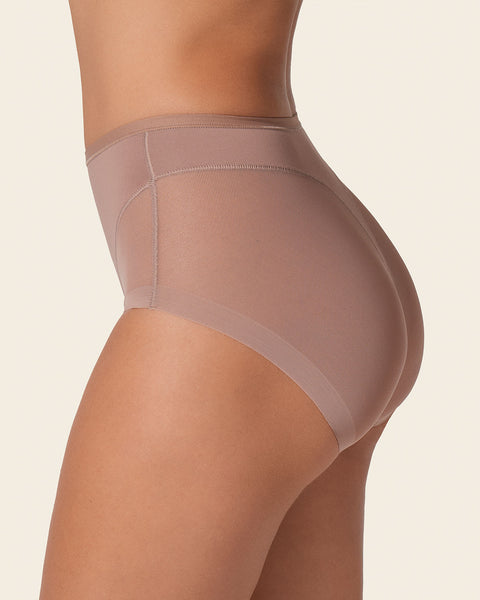 Truly undetectable comfy shaper panty#color_857-brown