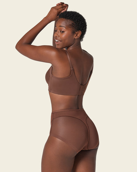 Truly Undetectable Comfy Shaper Panty#color_875-dark-brown