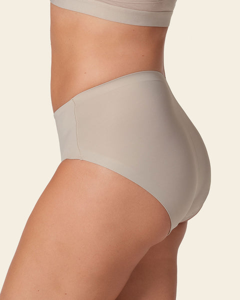 Simply seamless mid-rise sculpting brief#color_802-nude