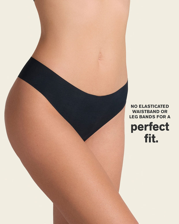 No ride-up seamless thong panty