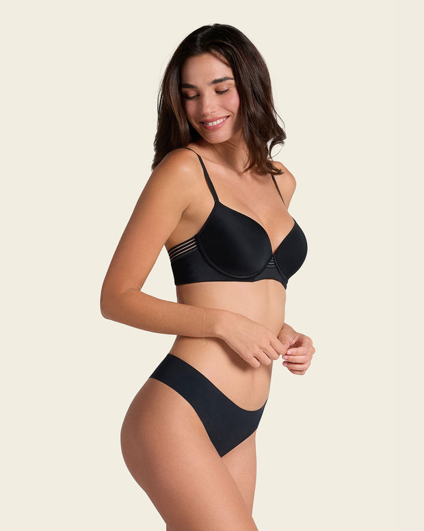 No ride-up seamless thong panty