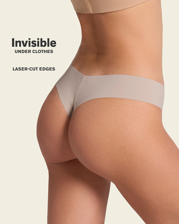No ride-up seamless thong panty