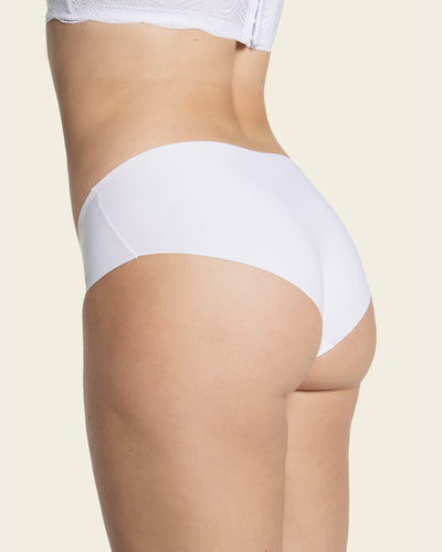 No ride-up seamless hiphugger panty#color_000-white