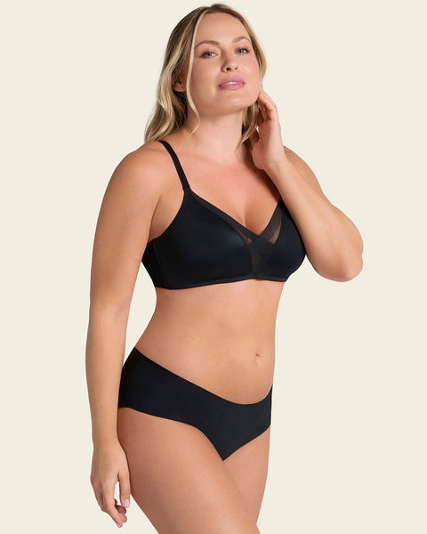 No ride-up seamless hiphugger panty#color_785-black
