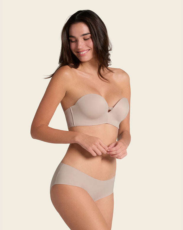 No ride-up seamless hiphugger panty