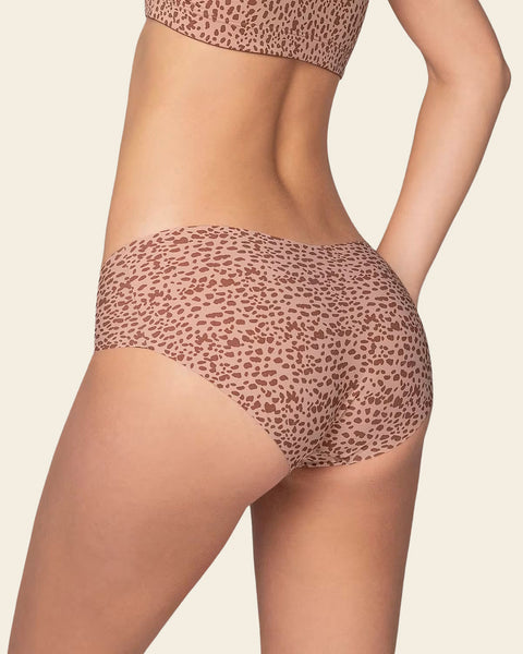 No Ride-Up Seamless Hiphugger Panty#color_b06-animal-print