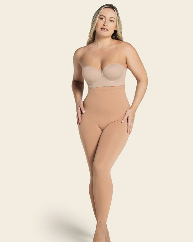 Invisible butt lifter full-leg body shaper