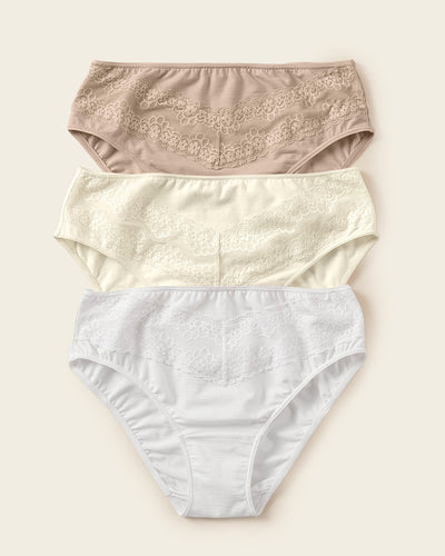 Buy SAFESHOP Women's Brief/Panties 100% Cotton Plain/Printed