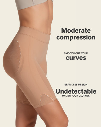 Well-rounded invisible butt lifter shaper short#color_852-soft-natural
