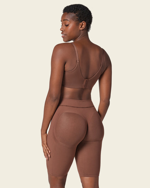 Well-Rounded Invisible Butt Lifter Shaper Short#color_875-dark-brown