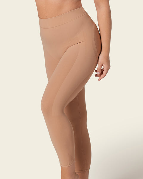 Invisible high-waisted capri shaper#color_087-natural