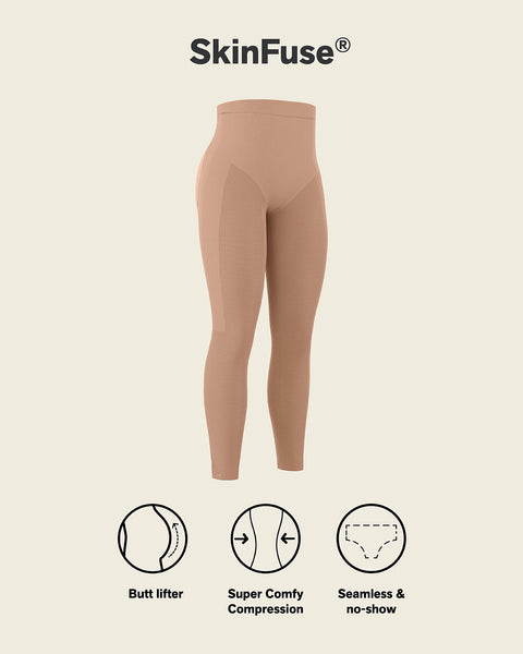 Invisible high-waisted capri shaper#color_087-natural
