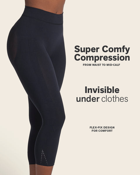 Invisible high-waisted capri shaper#color_700-black