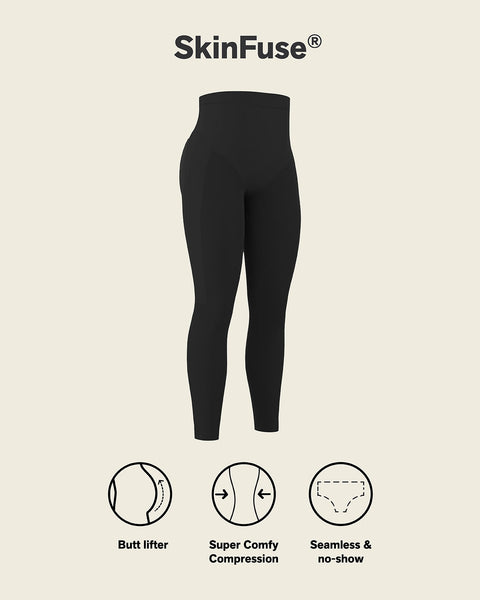 Invisible high-waisted capri shaper#color_700-black