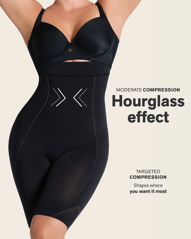 Invisible extra high-waisted shaper short