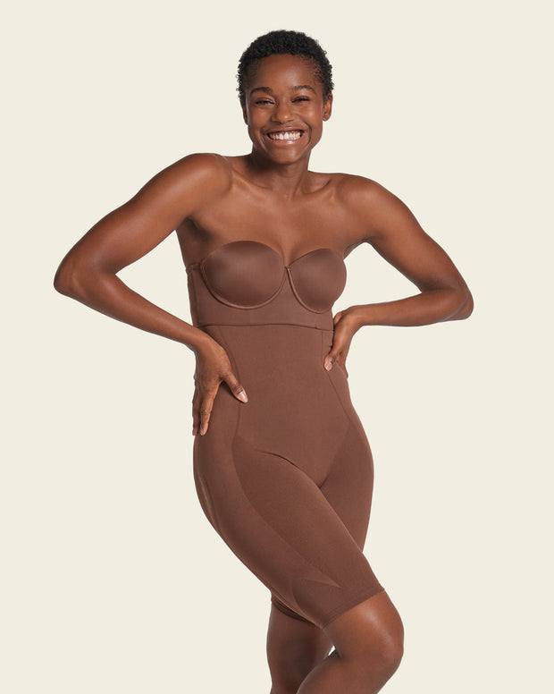 Invisible extra high-waisted shaper short