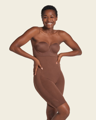 Women Body Shaper Seamless Long Sleeve U-design Abdomen Shapewear