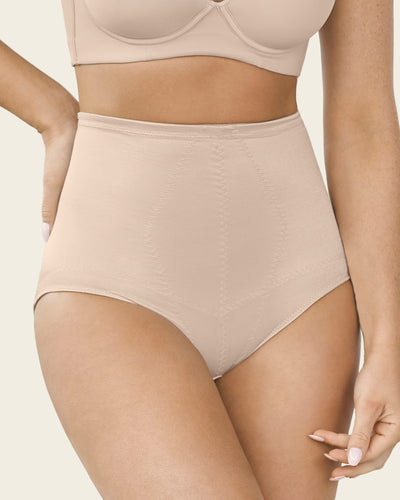 Homgro Women's High Waist Shapewear Tummy Control Body Shaper Postpartum  Back Smoothing Slim Butt Lifting Slimming Shapewear Underwear Nude X-Large