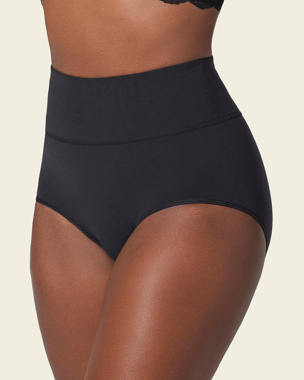 High-waisted classic smoothing brief