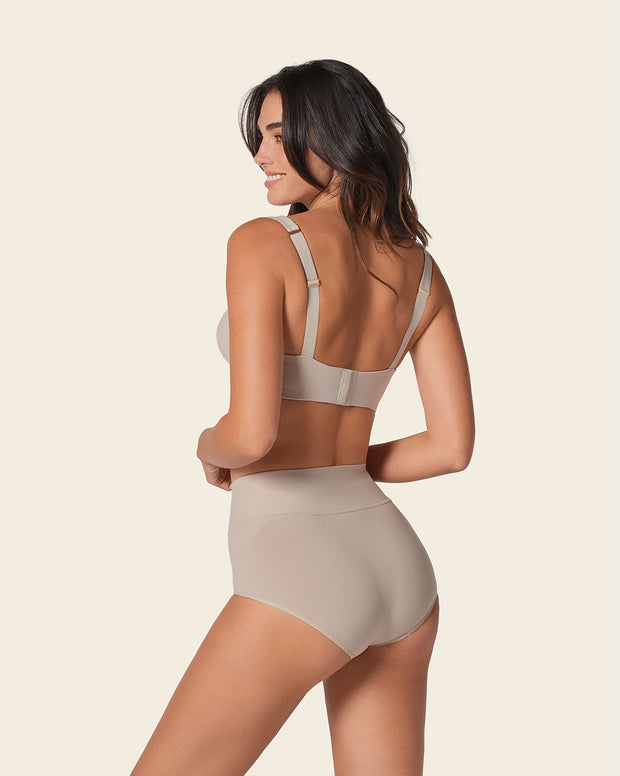 High-waisted classic smoothing brief