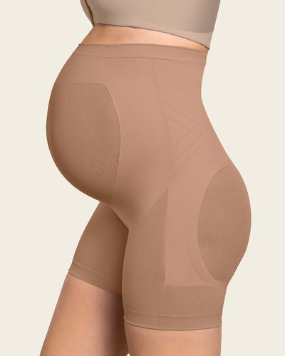 Seamless maternity support panty#color_852-soft-natural