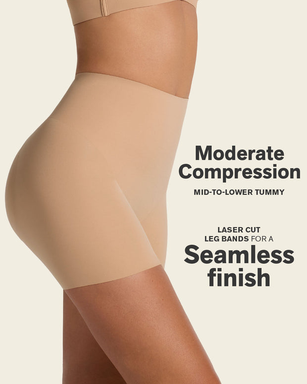 Undetectable padded butt lifter shaper short