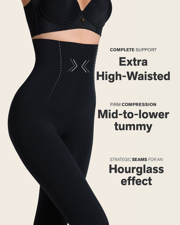 Extra high waisted firm compression legging