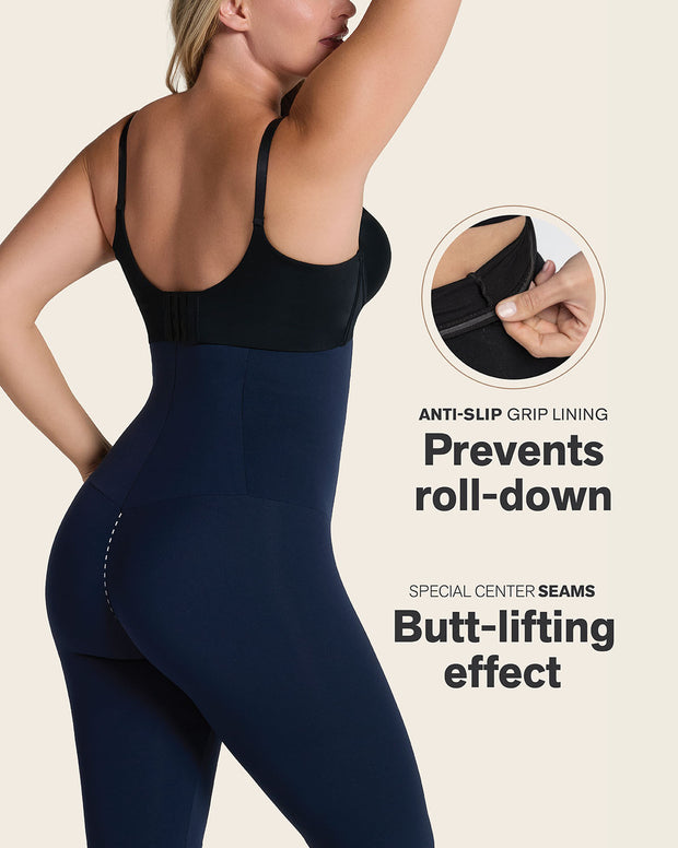 Extra high waisted firm compression legging