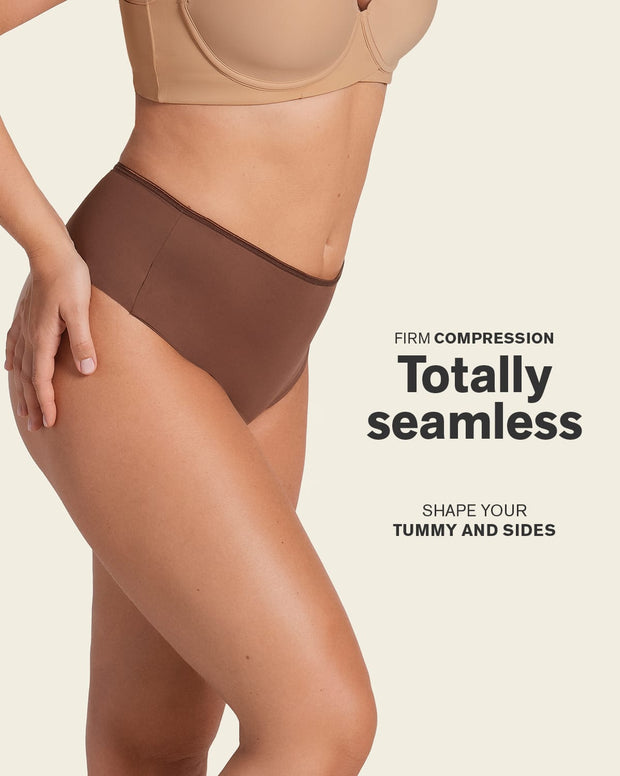 Seamless thong shaper panty