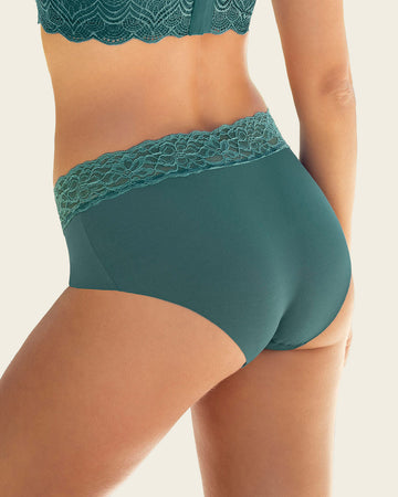 Ultra light lace trim hipster panty#color_613-teal