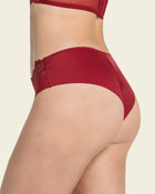 Ultra-light lace waistband cheeky panty
