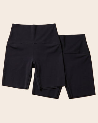 Stay-in-place seamless slip short#color_700-black