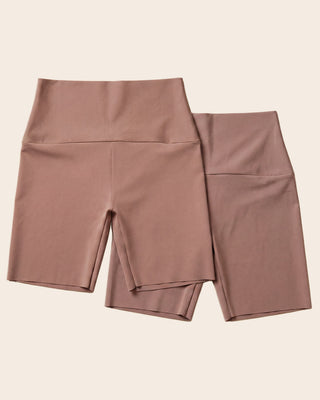 Stay-in-place seamless slip short#color_857-brown