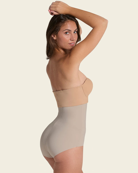 Extra high-waisted moderate shaper panty#color_802-nude