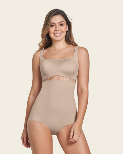 Extra high-waisted moderate shaper panty#color_802-nude