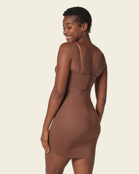 Undetectable sculpting skort slip#color_875-dark-brown