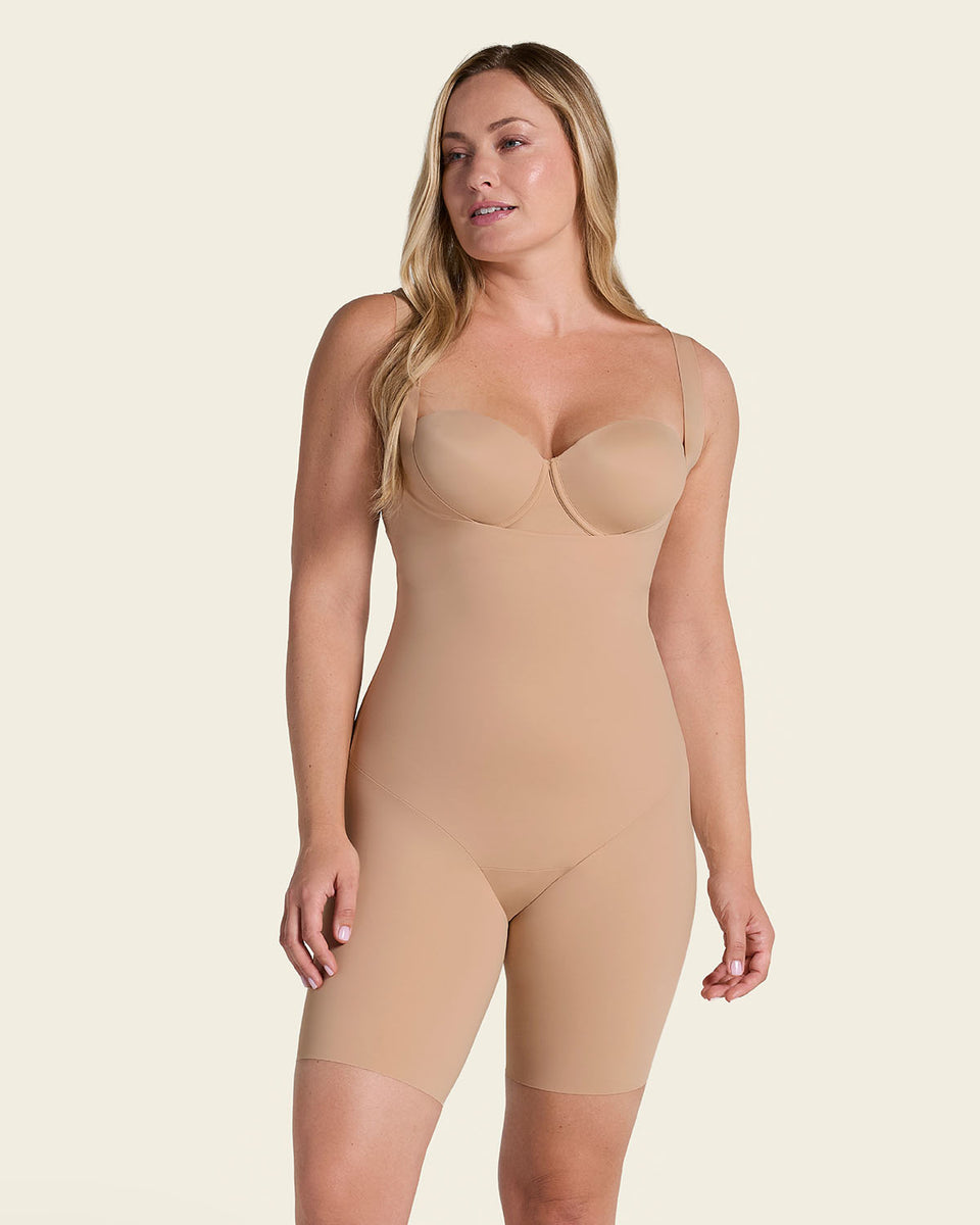 Undetectable Step-in Mid-Thigh Body Shaper