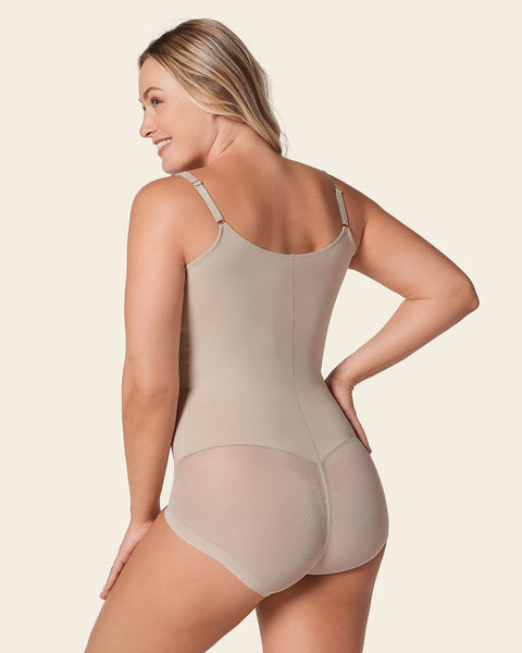 Firm shaper bodysuit underwire cups#color_802-nude