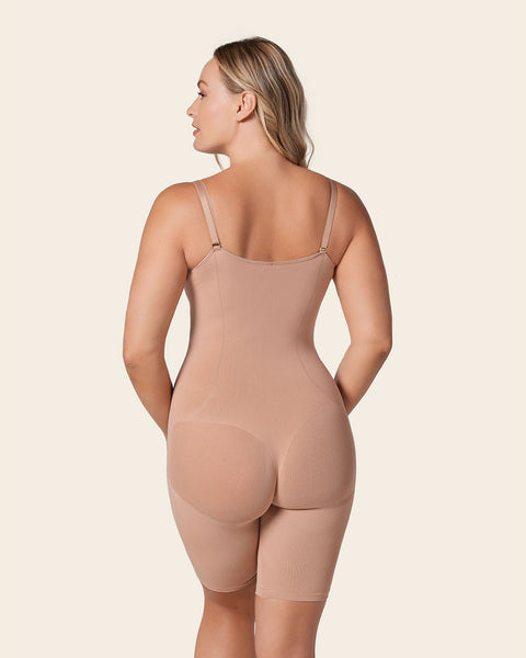 Full coverage seamless shaping bodysuit#color_087-medium-brown