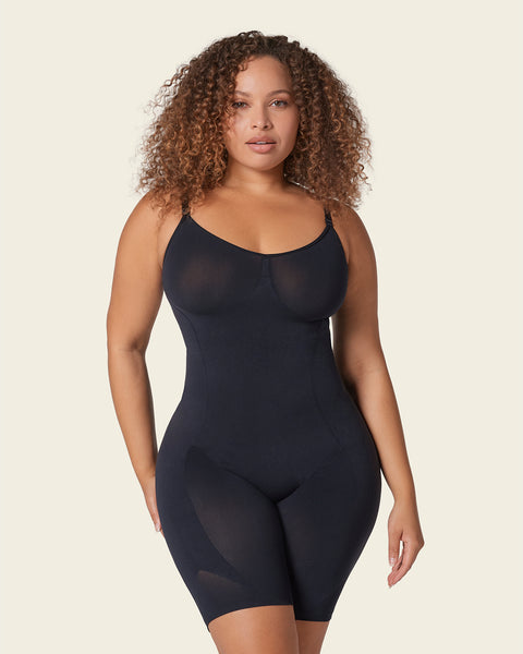 Full coverage seamless shaping bodysuit#color_700-black