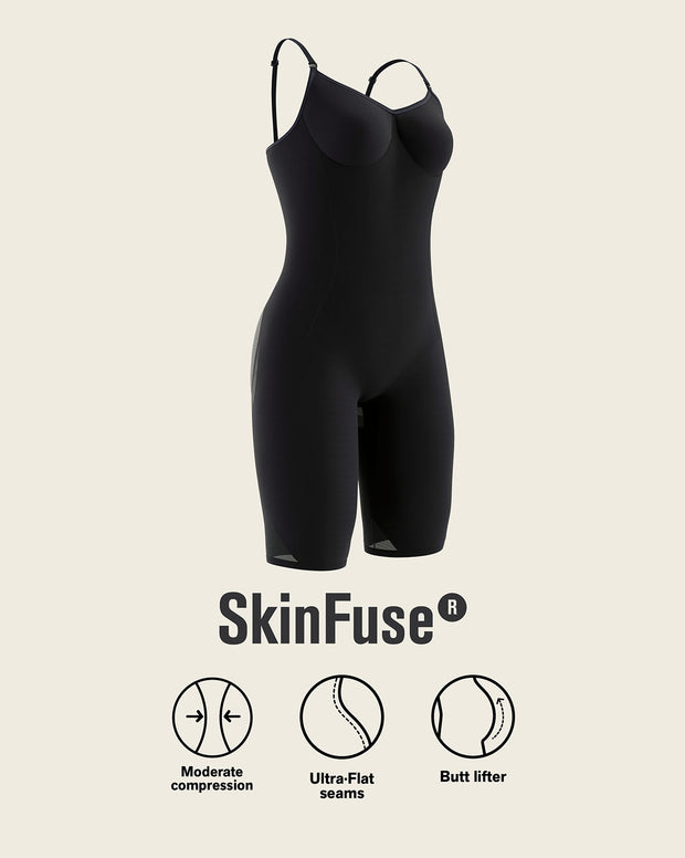 Full coverage seamless shaping bodysuit