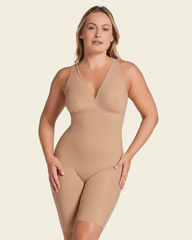  YOLAI Bodysuit for Women Tummy Tucking Zipper Fajas Shapewear  Waist Trainer Butt Lifter Thigh Slimmer Body Shaper (Beige, S) : Sports &  Outdoors