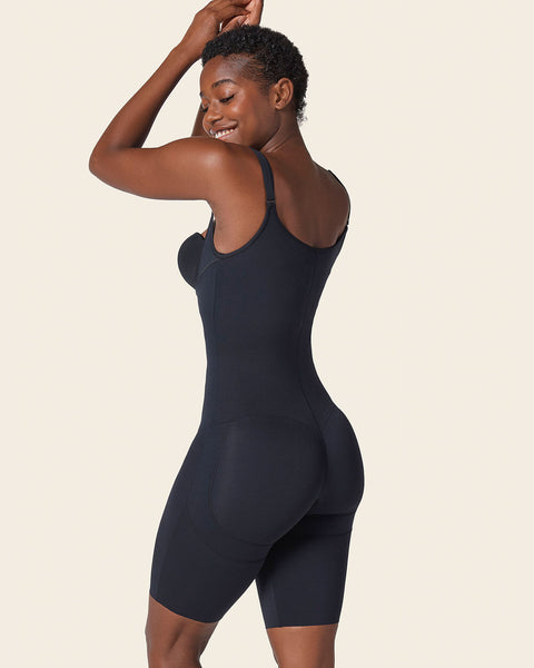 Short Bottom Sculpting Butt Lifting Body Shaper#color_700-black