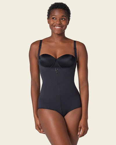 Leonisa Women's Slimming Braless Body Shaper in Classic Panty - black -  XXX-Large : : Fashion